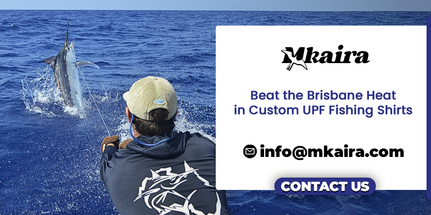 Get in touch with Mkaira and beat the heat with custom upf 50 shirts for fishing