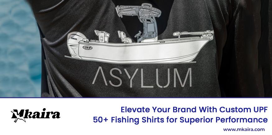 enhance your fishing apparel with custom UPF 50 long sleeve fishing shirts in Australia