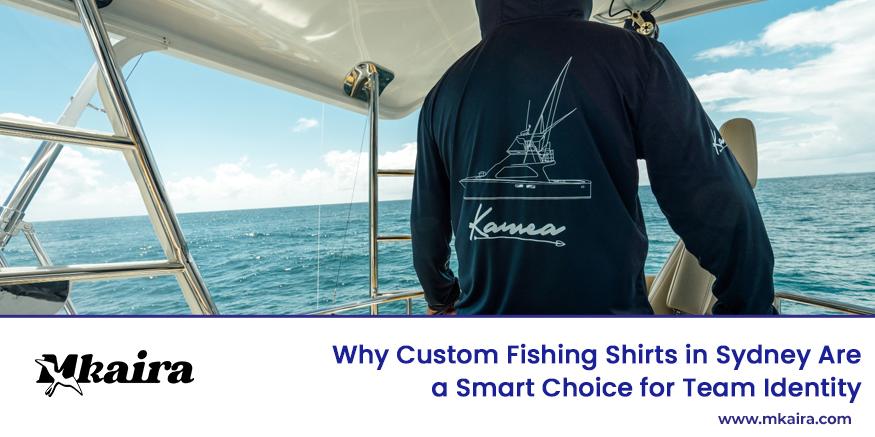 Custom fishing shirts in Sydney boosting team identity, unity, and style for crews during offshore and harbour fishing trips in Australian conditions