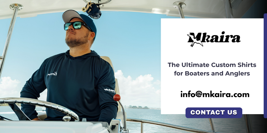 Contact Mkaira for premium long sleeve fishing t-shirts designed for comfort, sun protection, and performance