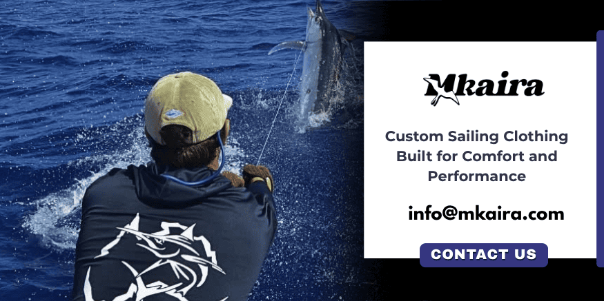 Visit Us for Custom sailing clothing and marine apparel by Mkaira for Australian sailing crews and boating teams